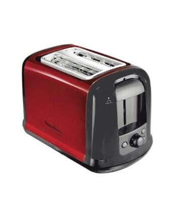 Moulinex Subito Lt261d Brødrister Metalisk Rød Sort