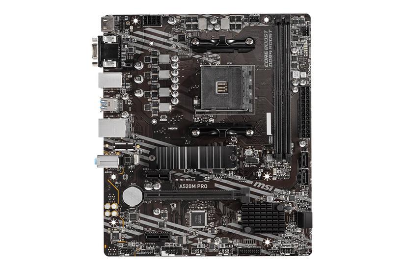 Msi A520m Pro Bundkort Micro Atx Socket Am4 Amd A520