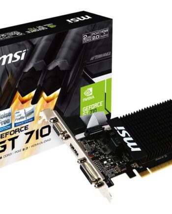 Msi Gt 710 2gd3h Lp Grafikkort Lavprofil 2gb Ddr3 Nvidia Gt 710 Pci Express     X16
