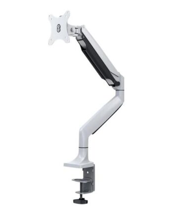 Multibrackets   Deskmount Gas Spring Single Monteringssæt Justerbar Arm For Lcd Display Hvid