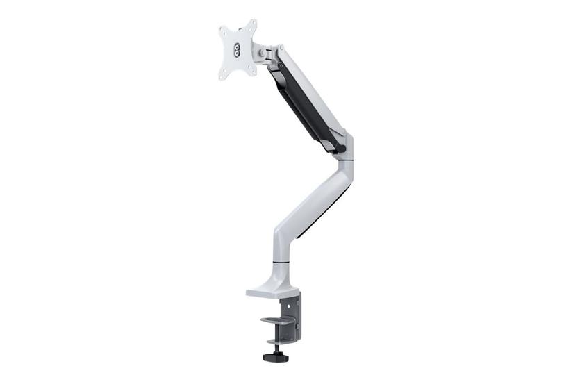 Multibrackets Deskmount Gas Spring Single Monteringssæt Justerbar Arm For Lcd Display Hvid