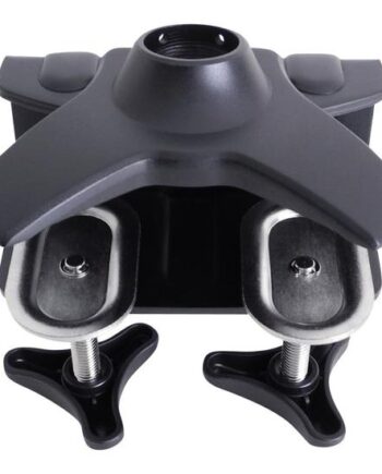 Multibrackets   Desktopmount Single   Dual   Triple Stand Desk Clamp Komponenter Til Montering Sort