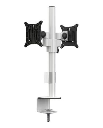 Multibrackets   Vesa Deskmount Officeline Dual B2b Monteringssæt For Lcd Display Hvid