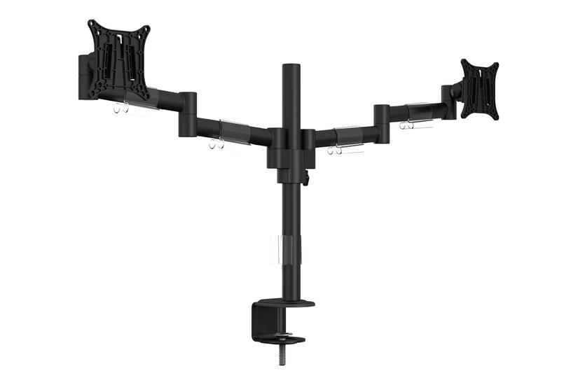 Multibrackets Vesa Deskmount Officeline Dual Stativ Justerbar Arm For Lcd Displays Sort