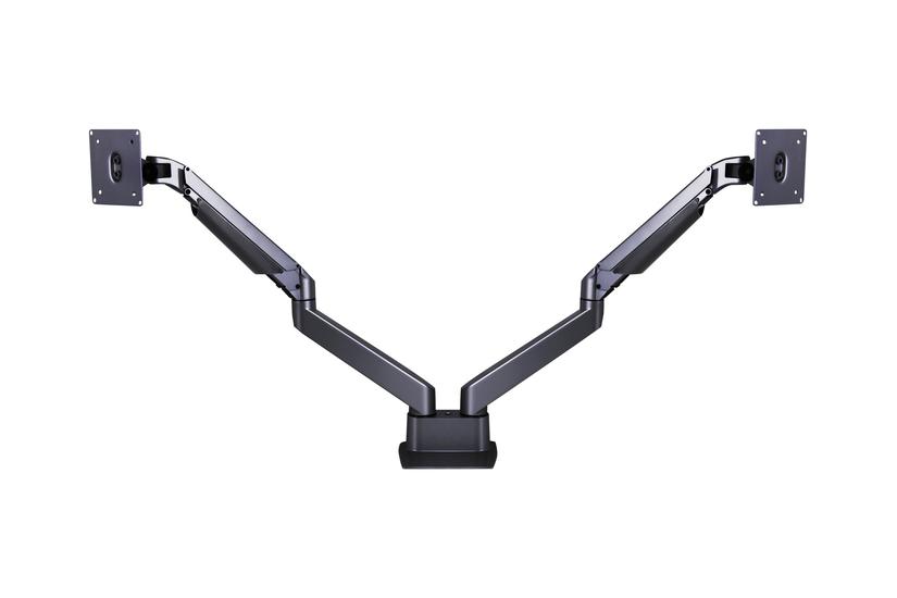 Multibrackets Vesa Gas Lift Arm Dual Side By Side Monteringssæt Justerbar Arm For Lcd Displays Sort