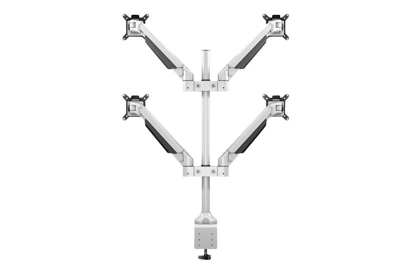 Multibrackets Vesa Gas Lift Arm Quad Monteringssæt For Lcd Displays Hvid