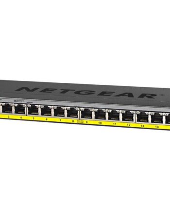 Netgear Gs116lp Switch 16 Porte Monterbar På Stativ