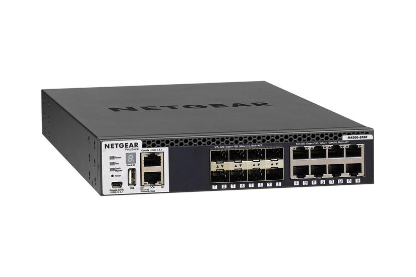 Netgear M4300-8x8f Switch 16 Porte Administreret Monterbar På Stativ