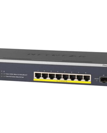 Netgear Smart Gs510tpp Switch   Porte Smart Monterbar På Stativ