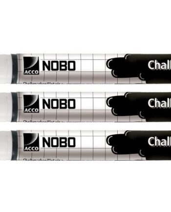 Nobo Chalkmaker Markør Hvid  Pakke Med