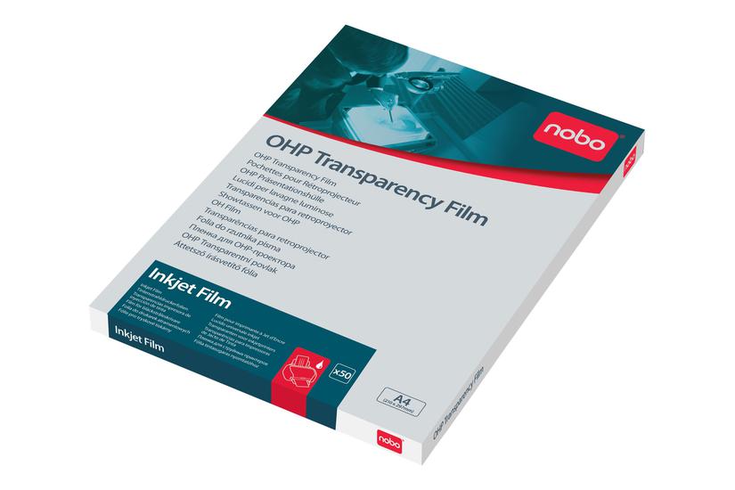 Nobo Inkjet Side Stripe Ohp Film Transparensfilm 50 Ark A4