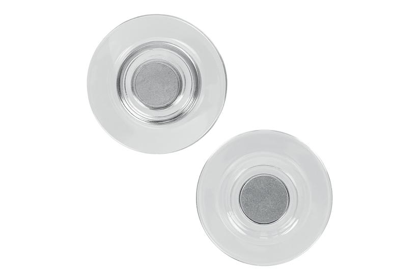 Nobo Magnet Cm Diameter Gennemsigtig Pakke Med 10