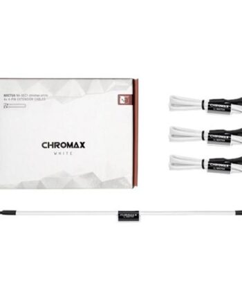 Noctua Na-sec1 Chromax White Forlængerkabel Til Blæserstrøm   Pin Pwm Til   Pin Pwm 30 Cm