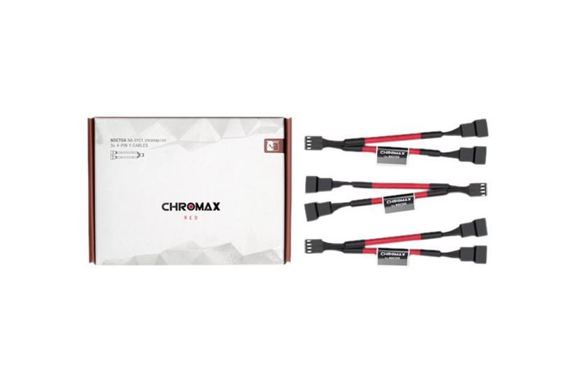 Noctua Na-syc1 Chromax Red Blæser Strømkabel Pin Pwm Til Pin Pwm 11 Cm