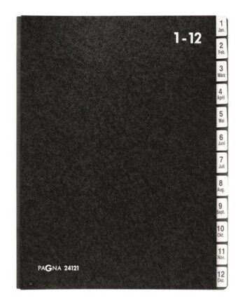Pagna Deler 12 Dele Med Faneblade Sort