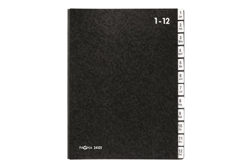 Pagna Deler 12 Dele Med Faneblade Sort