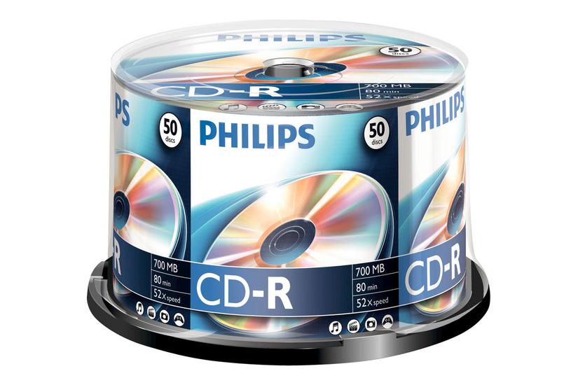 Philips Cr7d5nb50 Cd- 50 700 Mb Lagringsmedie