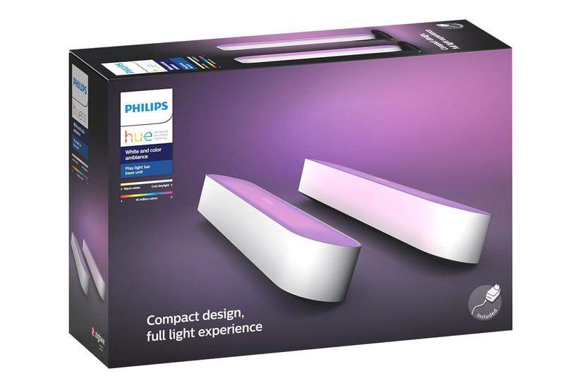 Philips Hue Ambiance Play Lysbarre Farve Led Hvid -pak