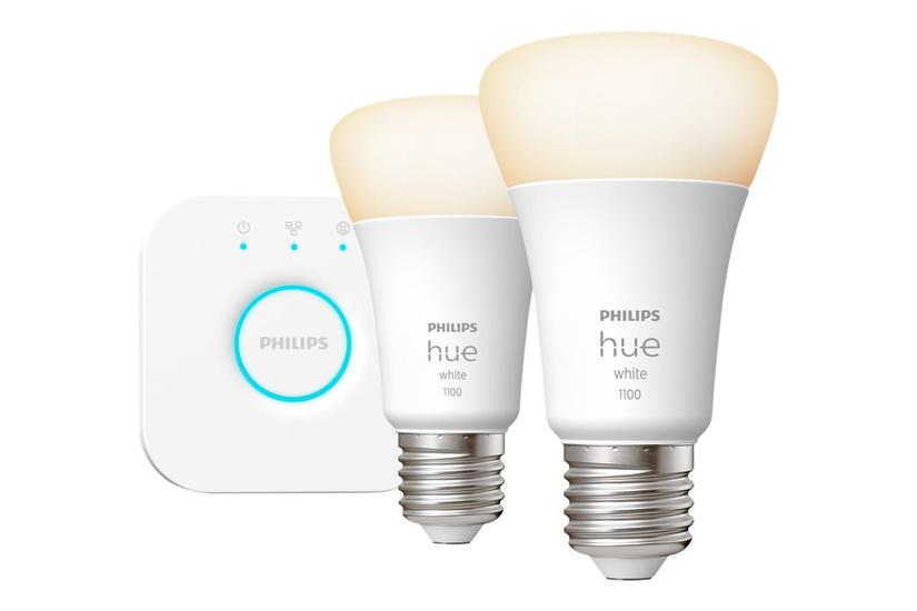 Philips Hue Starter Kit Bridge Hvid Led A60 E27 -pak