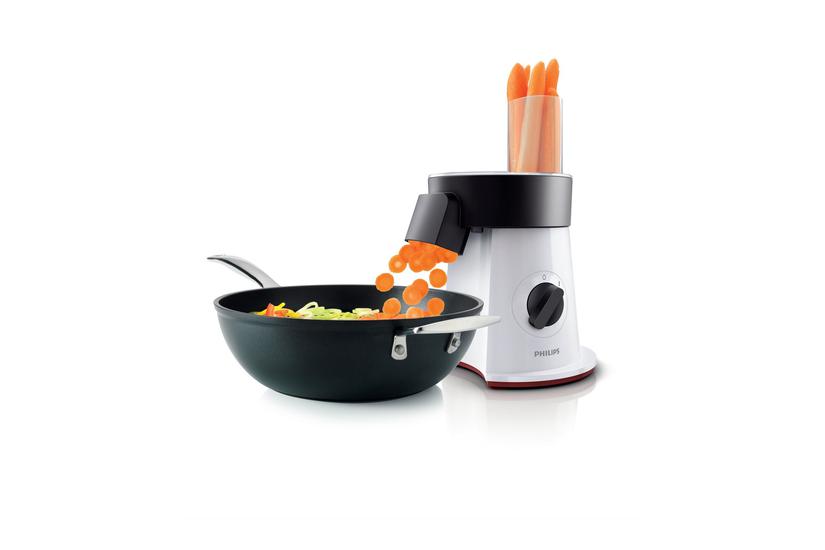 Philips Viva Collection Saladmaker Hr1388 Køkkenmaskine 200 Stjernehvid Sort Rød