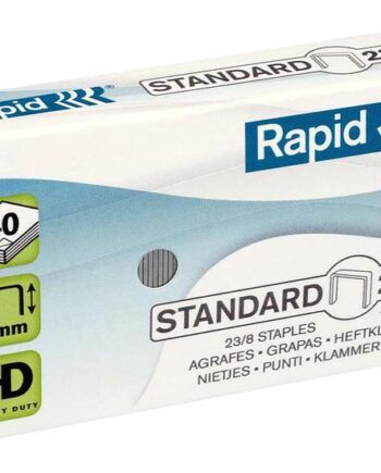 Rapid Standard Hæfteklammer 23     Mm Pakke Med 1000