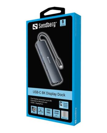 Sandberg Dockingstation Usb-  Hdmi  Dp 100mb Lan