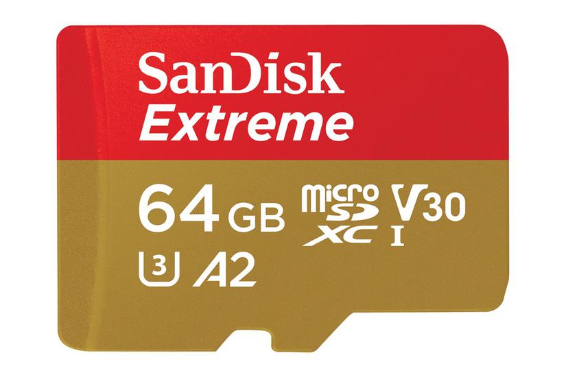 Sandisk Extreme Flashhukommelseskort 64 Gb Microsdxc Uhs-