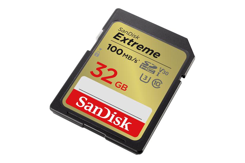 Sandisk Extreme Flashhukommelseskort 32 Gb Sdhc Uhs-