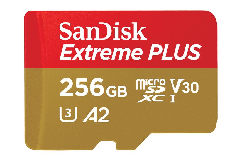 Sandisk Extreme Plus Flashhukommelseskort 256 Gb Microsdxc Uhs-