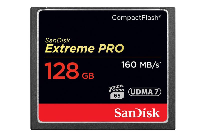 Sandisk Extreme Pro Flashhukommelseskort 128 Gb Compactflash