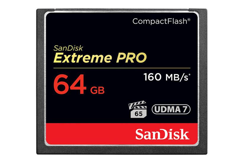 Sandisk Extreme Pro Flashhukommelseskort 64 Gb Compactflash