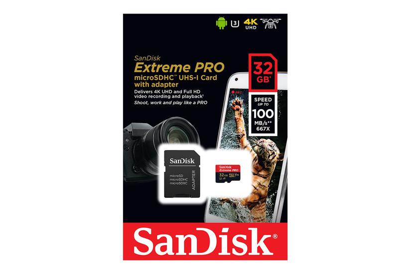 Sandisk Extreme Pro Flashhukommelseskort 32 Gb Microsdhc Uhs-