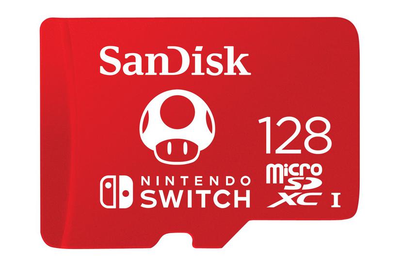 Sandisk Flashhukommelseskort 128 Gb Microsdxc Uhs-