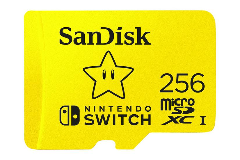 Sandisk Nintendo Switch Flashhukommelseskort 256 Gb Microsdxc Uhs-