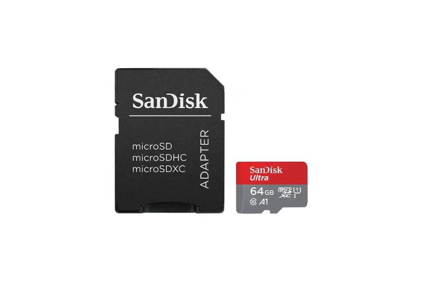Sandisk Ultra Flashhukommelseskort 64 Gb Microsdxc Uhs-