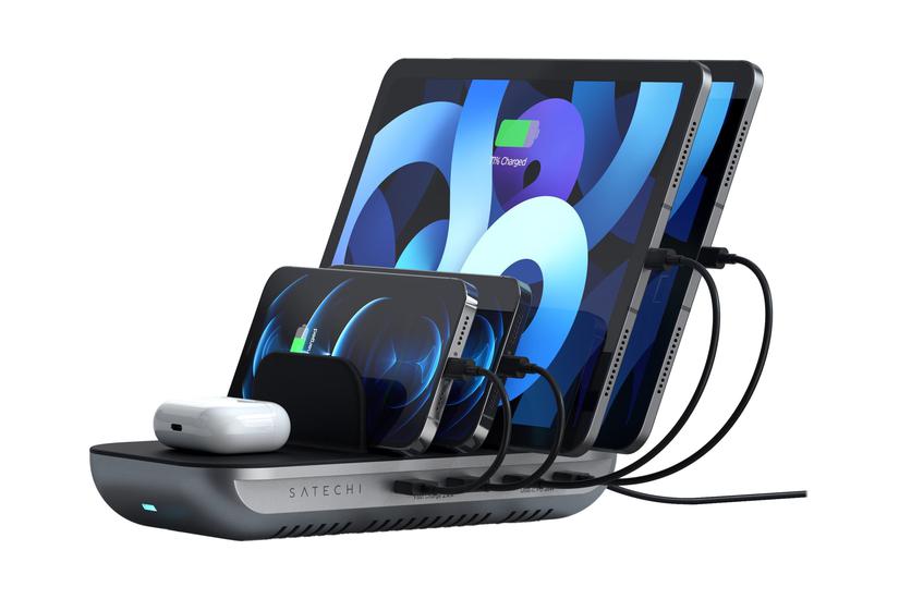 Satechi Opladningsstation Ac-strømadapter Usb 24 Pin Usb- 20 Watt