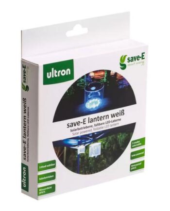 Save-  Smart Energy Havelys Led Soldrevet Lanterne Hvid