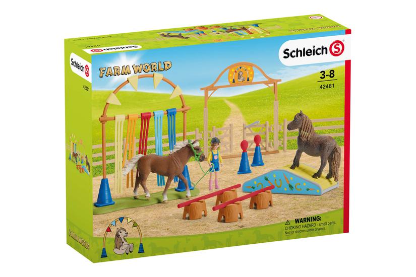 Schleich Farm World Ponysmidighedstræning Legetøjsfigur