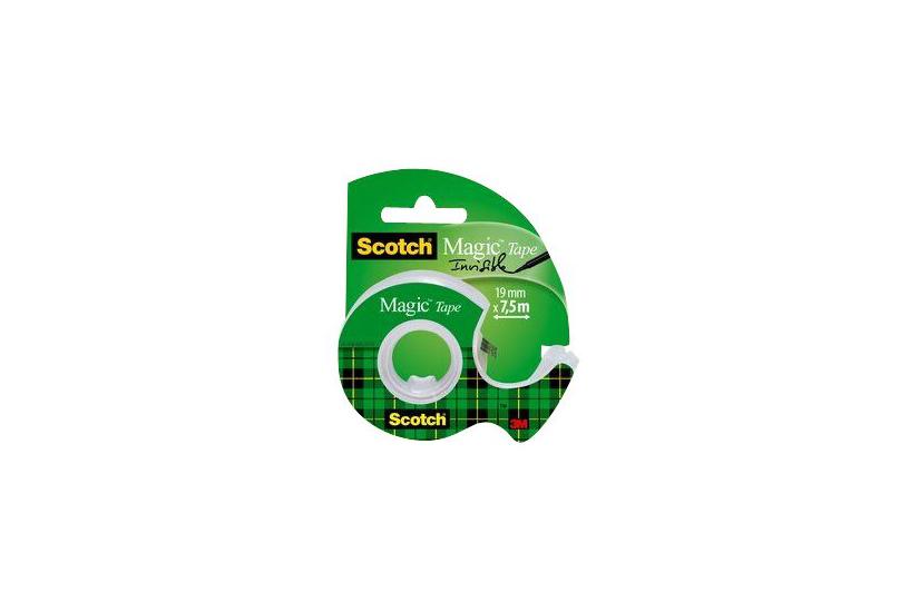 Scotch Magic Dispenser Med Kontortape 19 Mm Mat Transparent Tape