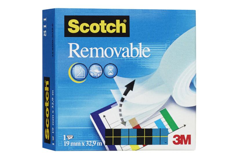 Scotch Removable Kontortape 19 Mm 33