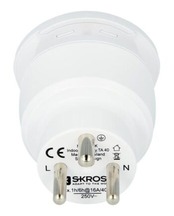 Skross Combo World To Denmark Stikadapter