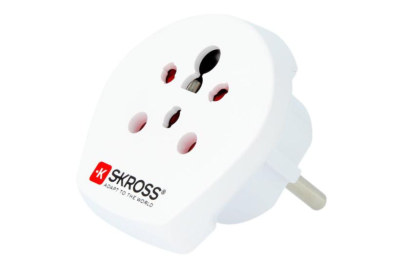 Skross Country Travel Adapter India-israel-denmark To Europe Stikadapter