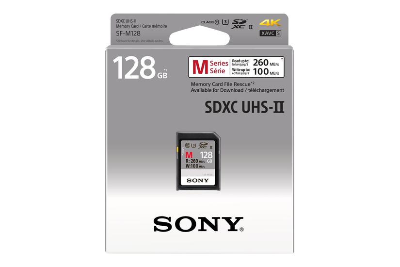 Sony Sf- Series Sf-m128 Flashhukommelseskort 128 Gb Sdxc Uhs-ii