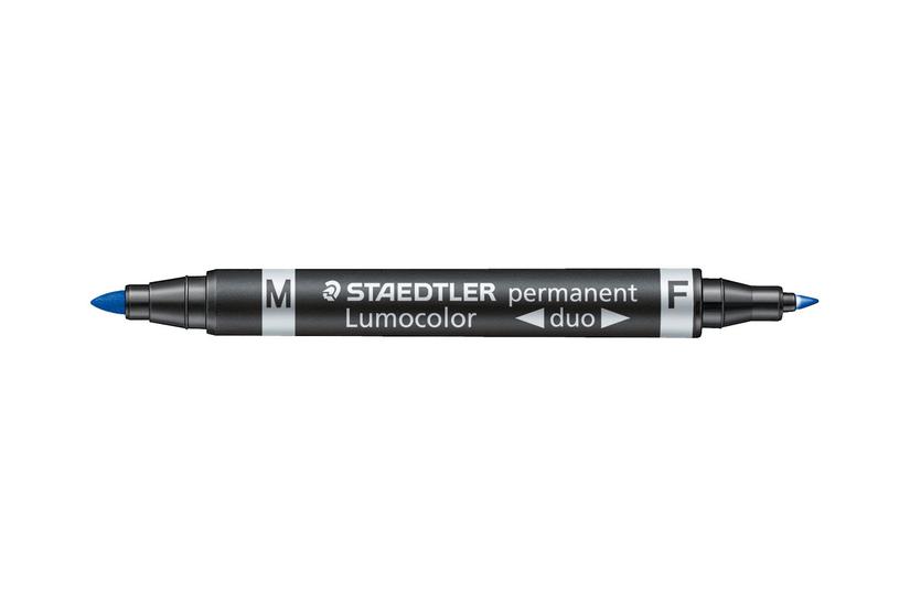 Staedtler Lumocolor Duo Dobbeltspids-markør Blå