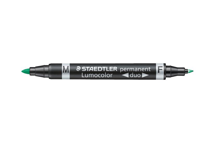 Staedtler Lumocolor Duo Dobbeltspids-markør Grøn