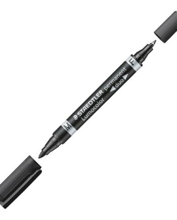 Staedtler Lumocolor Duo Dobbeltspids-markør Sort