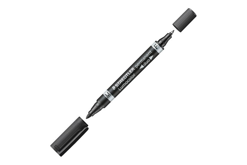 Staedtler Lumocolor Duo Dobbeltspids-markør Sort