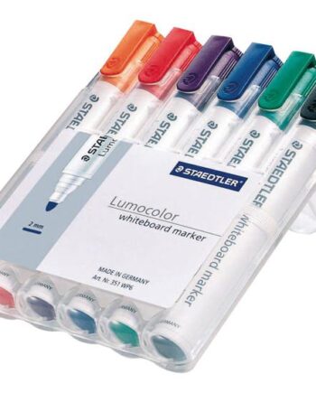 Staedtler Lumocolor Markør Sort  Rød  Blå  Grøn  Orange  Violet  Pakke Med