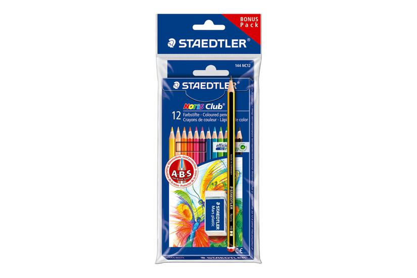 Staedtler Noris Club Farvet Blyant Strålende Farver Pakke Med 12