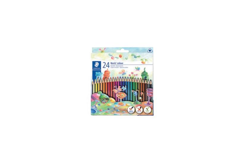 Staedtler Noris Colour Farvet Blyant Diverse Klare Farver Pakke Med 24